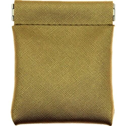 New Fashion Women Men PU Leather Solid Black Green Red Gold Wallet Slim Large Squeeze Coin Pouch Car Key Holder Organizer Bag