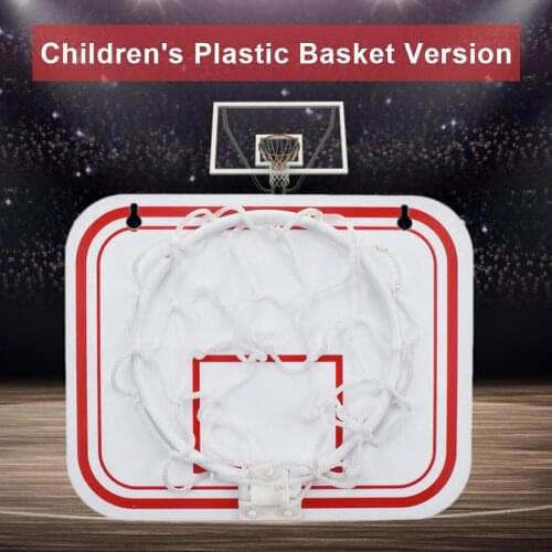 Shatterproof Backboard Indoor Mini Sports Punch Free Toy Rebounds Wall Hanging Children Basketball Hoop Set With Suction Cups