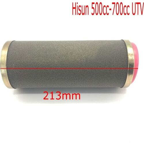 New 213mm Long Air Filter HiSun UTV 500CC HS500 HS700 Comes W/ Metal Core Tube End Cap And Foam Seal