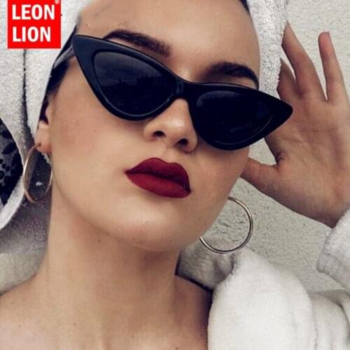 LeonLion 2021 Cat Eye Women Sunglasses Vintage Sun Glasses Women Brand Designer Eyeglasses Women Luxury Mirror Oculos De Sol