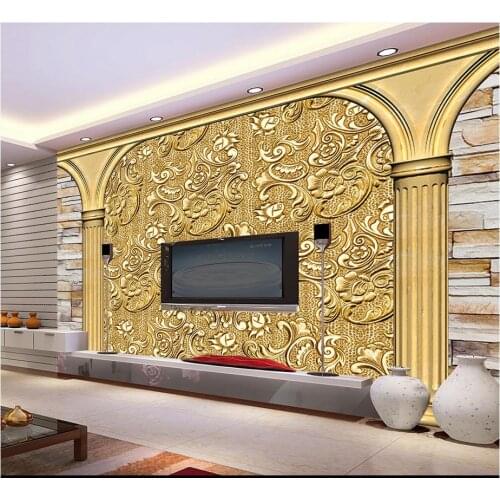 Custom photo wallpaper 3d wall murals wallpaper High-class european-style decorative pattern background wall paintings wallpaper for living room decoration