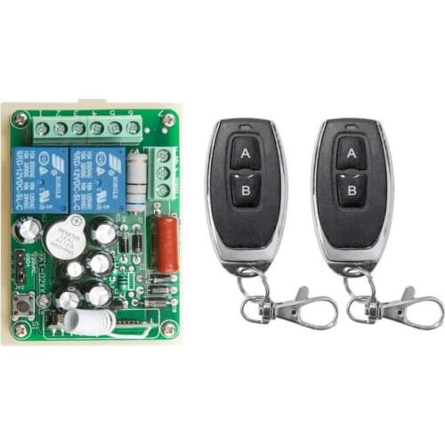 Universal AC 220 V 10 A 10A relay RF radio Wireless Remote Control light switch Receiver Transmitter 433mhz