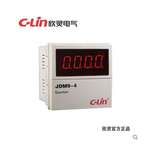 Xinling brand digital display counter JDM9-4 (HHJ6) 4-digit display AC220V / DC24V / AC380V