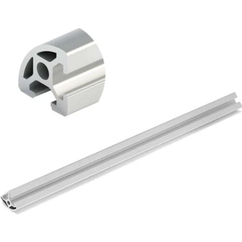 1pcs Industrial aluminum profile National standard 3030R corner aluminum bar enveloping aluminum line frame semi-circular profil