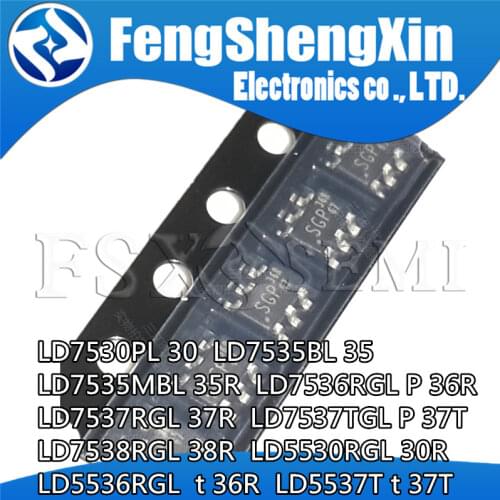 10pcs/lot LD7537 LD7537RGL 37 37R SOT23-6 Liquid crystal power chip