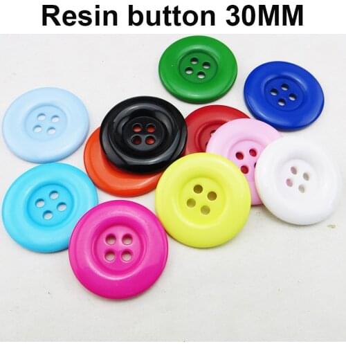 20PCS Wide Ring RESIN SWEATER Buttons 30MM Boots Sewing Clothes Accessory Coat Button GARMENT R30-1G