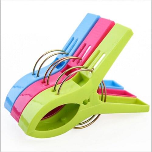 4/8pcs Plastic Clothes Pegs for Laundry Towel Pins Spring Clamp Clothes Pegs Clothespin Sunbed Sheet Drying Cleaning Accessorie