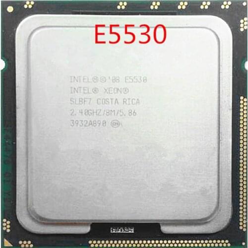 Free shipping E5530(8M Cache,2.40 GHz),Quad-core LGA1366 Xeon E5530 Desktop CPU , 80W SLBF7 scrattered pieces