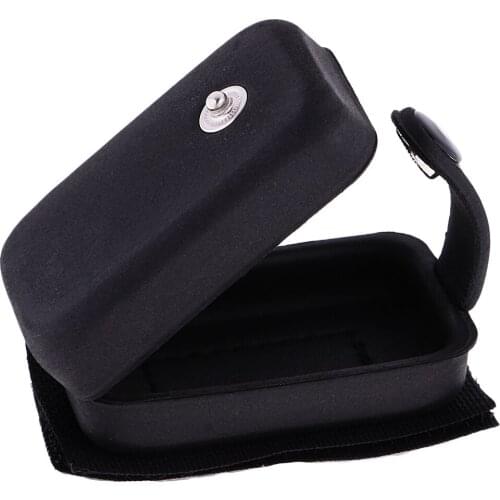 9V Battery Carry Bag Case Protective Cover for Guitar Bass Active Pick-ups Black