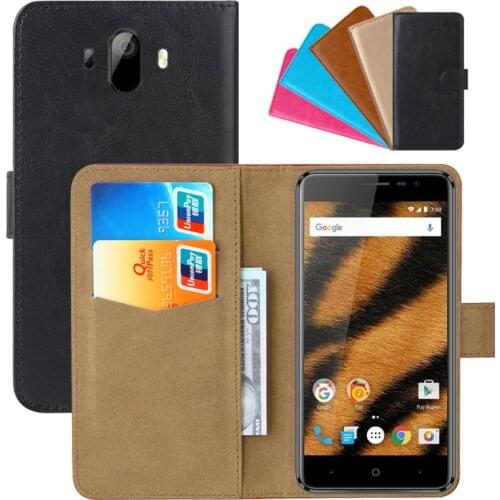 Luxury Wallet Case For Vertex Impress Tiger PU Leather Retro Flip Cover Magnetic Fashion Cases Strap