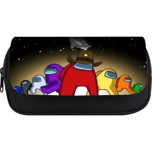 Game Cartoon Pencil Case Cute Canvas Zipper Detachable Pencil Bag Pencil Box kids Stationery Women Cosmetic Cases Makeup Bag