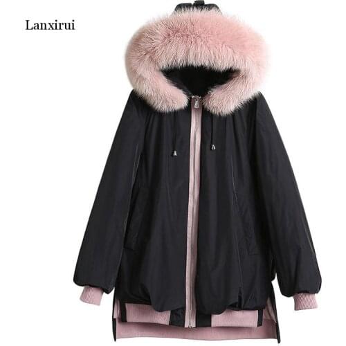 Женские длинные пуховики Lanxirui China At AliExpress