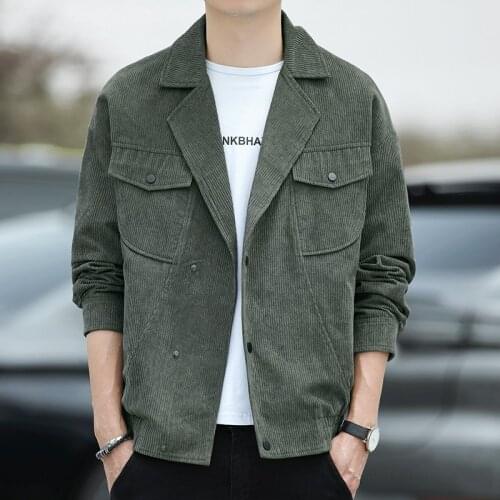 MOTUWETHFR Mens Corduroy Jackets