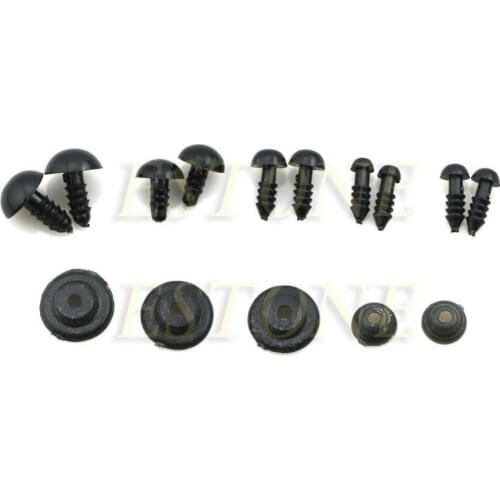 Children Like 100Pcs/Set 6-12mm Plastic Safety Eye For Teddy Bear Doll Animal Puppet Toy