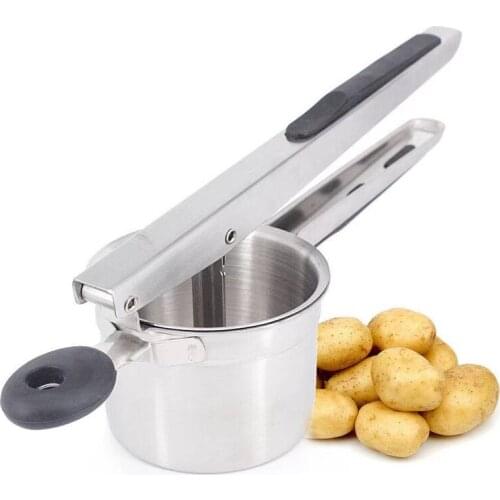 Stainless Steel Potato Ricer Masher Manual Fruit Vegetable Press Juicer Crusher Squeezer Household Cooking Tools Kitchen Gadget