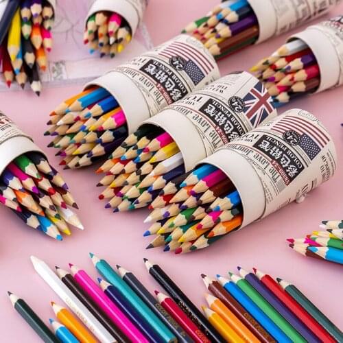 Professional 12/18/24 Colors Natural Wood Colored Pencils Colorful High Quality Student Drawing Pencil School Office Supplies
