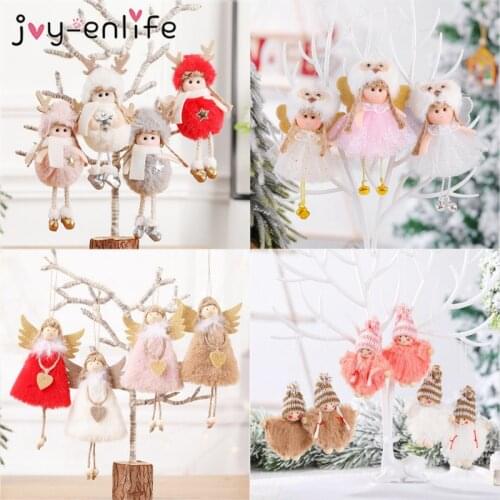 Christmas Tree Decoration Angel Doll Christmas Ornament Navidad 2021 New Year Christmas home Decorations Xmas Gift for Kids Noel