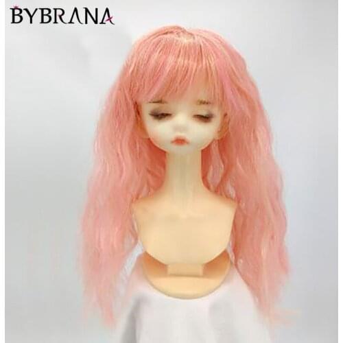 Bybrana Bjd Doll 1/3 1/4 1/6 1/8 Bangs Noodle Roll 25 Colors Available