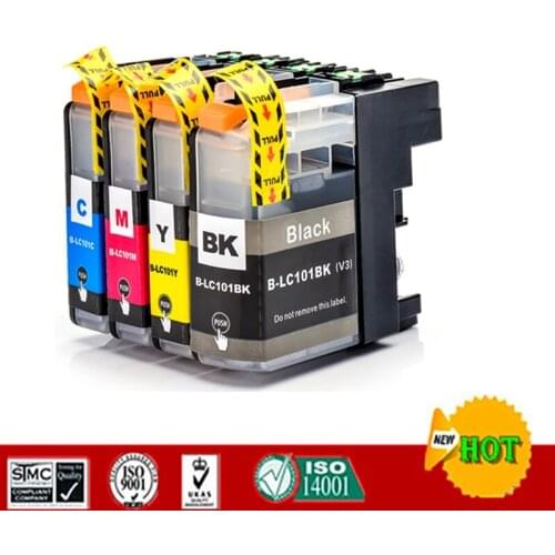 Compatible for Brother LC101 LC103 suit for MFC-J4410DW,MFC-J4510DW,MFC-J4610DW MFC-J6520DW DCP-J152W MFC-J245 etc
