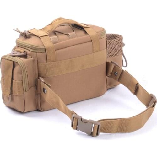 Fishing Bag Multifunctional Outdoor Waist Bag Portable Lure Waist Pack Messenger Bag Pole Package Fishing Tackle Bag 22*10*18