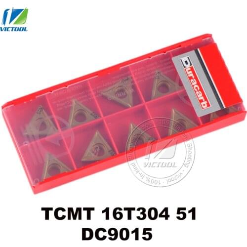 Duracarb TCMT16T304 -51 DC9015 for finishing P15 ~ P25 steel tungsten carbide turning insert CNC tool TCMT 16T304