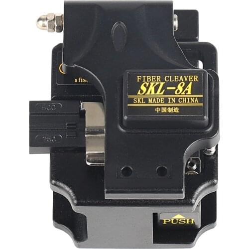 High Precision FTTH SKL-8A Fiber Optic Cleaver SKL8A Leather cable bare fiber pigtail cutter