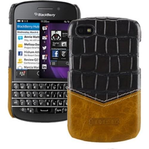 Premium Genuine Leather Phone Cases for Black Berry Q10 Case Protective Fitted Back Cover Bag for Blackberry Q10 3.1inch