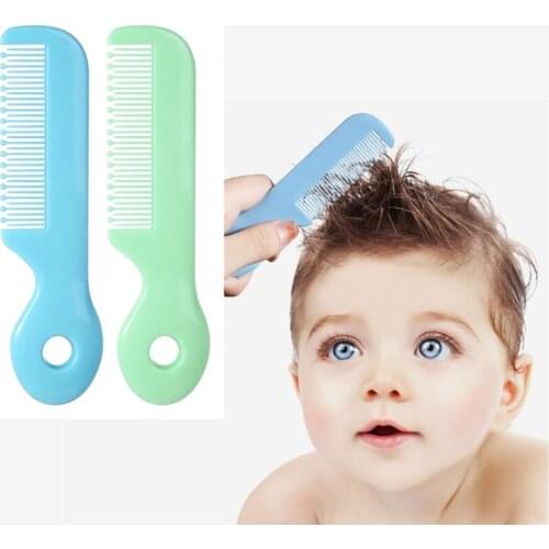 2pcs/lot Round Teeth Comb for Baby Infant Hair Brush Beauty Tool Newborn Child Girl Safety Combs Hair Care