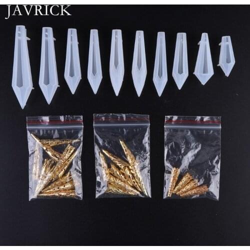 5 Pcs/set Crystal UV Resin Beads Cubes Epoxy Gel Mold with Holes DIY Accessories Handmade Pendant Jewelry Making Molds