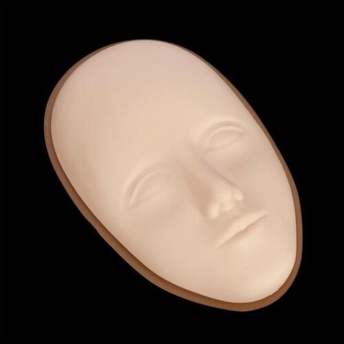 5D Realistic Human Face Lip & Eyebrow Tattoo Practice Skin w/ Support Base