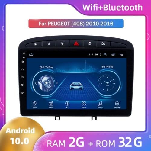 Car radio GPS Auto Stereo for Peugeot 408 2010 2011 2012 2013 2014 2015 2016 Android Multimedia Player Radio Car GPS Navigation