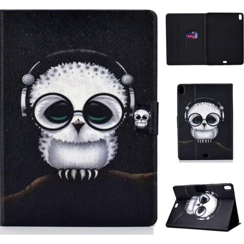 Stand Card Slot Case For Amazon Kindle Fire HD 8 Case HD8 2016 2017 Shell Elephant Fox Bufferfly Bird Pattern Fundas Capa Cover