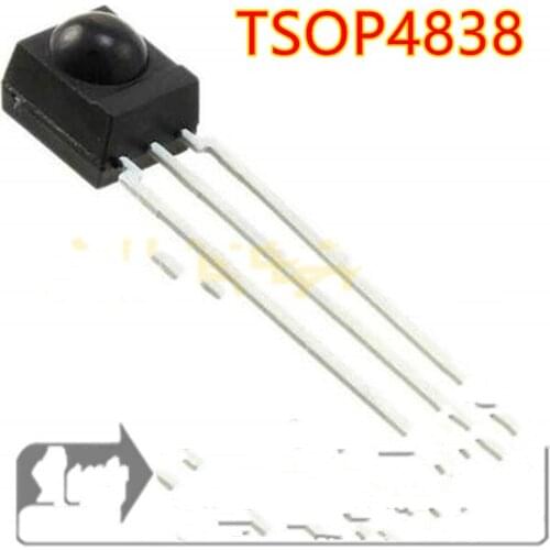 10Pcs/ 38 kHz Remote Infrared Module TSOP4838 DIP-3
