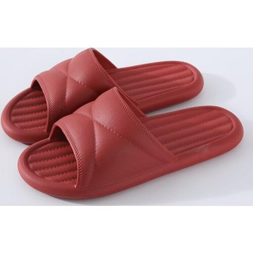 Home slippers non-slip bathroom men and women bath home soft-soled slippers house slippers women shoes woman