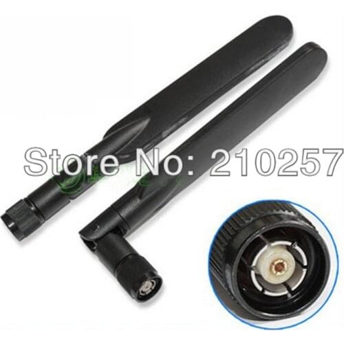 10pcs 2.4Ghz 5.8Ghz Dual Band Wifi Antenna High Gain 8dbi With Tnc Female Jack Connector