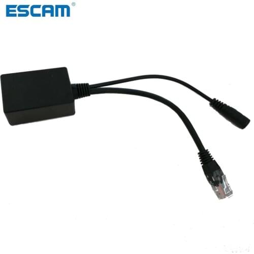 ESCAM Power Over Ethernet Output 48Volts PoE Converter for any 802.3af or 48V devices