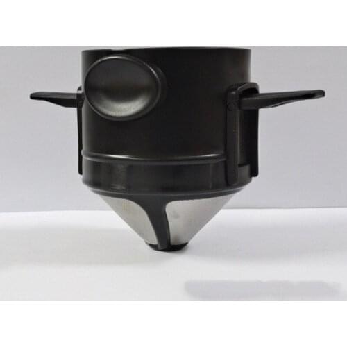 Coffee Filter Portable 304 Stainless Steel Drip Tea Holder Funnel Baskets Reusable Collapsible Tea Infuser Stand Coffee Dripper