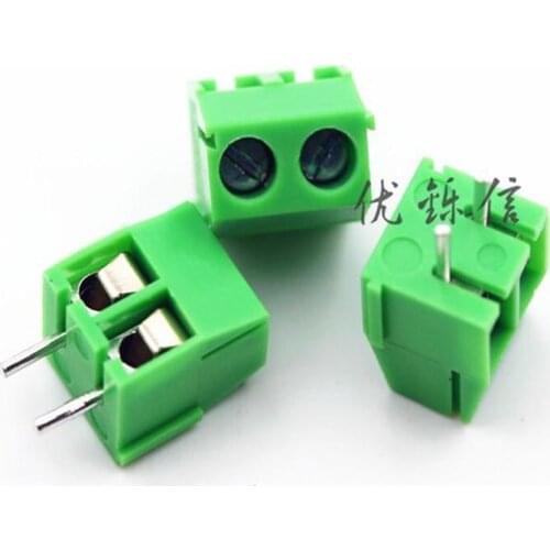 KF350 MG/KF350-3.5 mm spacing 3 p terminals can be spliced green