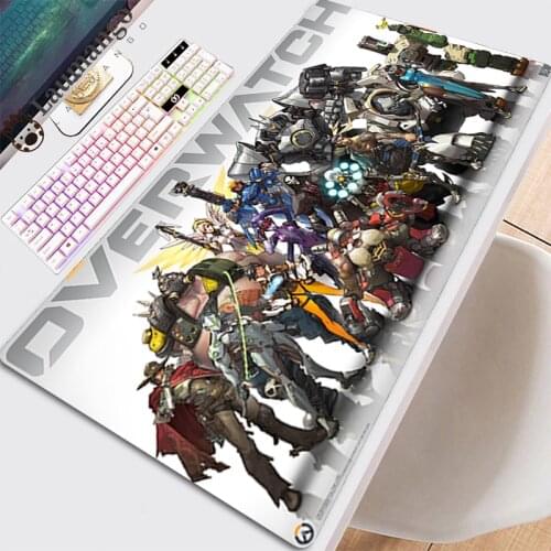 Keyboard Pads Mouse With PC Gamer Cabinet Gaming Anime Mausepad Mause Xxl Computer Carpet Extended Deskmat Cool Overwatch Pads