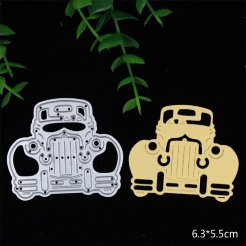Cute Car Metal Cutting Dies Stencil for DIY Scrapbooking Album Embossing Paper Cards Deco Crafts Die Cuts
