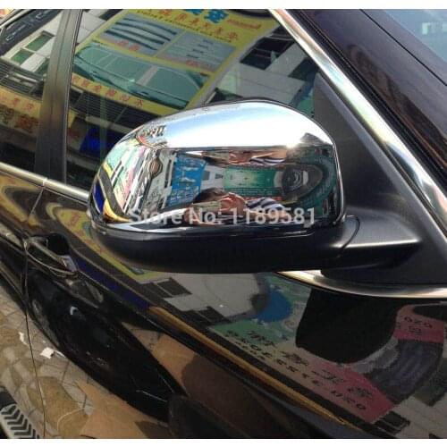 For BMW X5 2014 2015 2016 ABS Chrome Car Accessories Side Mirror Cover Trim Rear View Cap Overlay Molding Garnish