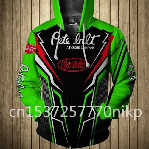 2021 New Peterbilt Hoodie High Quality Anime Streetwear Hooded Sweatshirt Harajuku Mens Clothing Sweatshirt 3D Oversized Hoodie