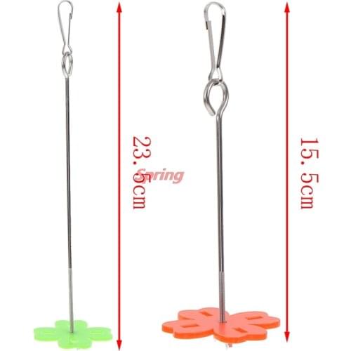 New Flower Bird Parrot Cage Stainless Steel Food Feeder Fork Stick Skewer Food Meat Stick Spear Fruit Holder Birds Feeding Tools