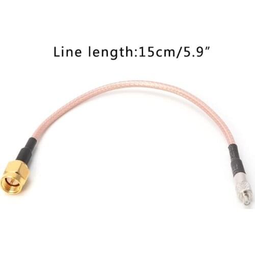 New Straight TS9 Female Jack To SMA Male Plug RG316 Coaxial Pigtail Cable Assembly Extension Cables