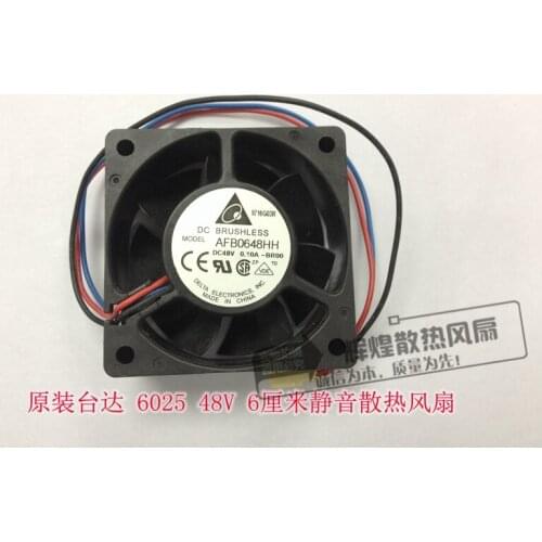 Brand new DELTA AFB0648HH 6025 48V 0.10A 6CM Frequency converter cooling fan