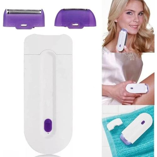 New Women Epilator Portable USB Rechargeable Beauty Instrument Shaver Body Face Leg Lip Depilator Hair Remover Laser Party Gifts
