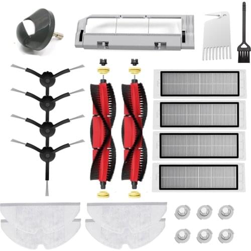 Full Set Kits for Xiaomi Roborock All Series Vacuum Cleaner S5 / S6 Max Pure Maxv S50 S60 E4 E35 Mi Robot Brush Filter Mop Cloth