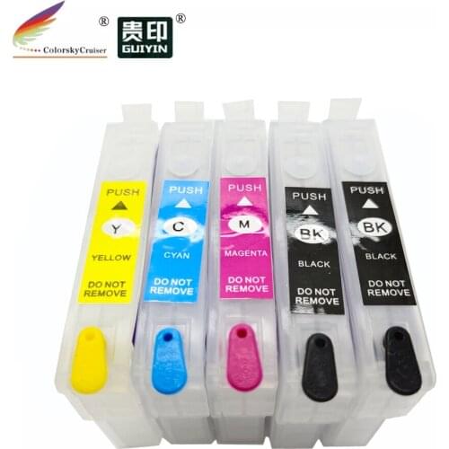 RCE1291N) refillable ink inkjet cartridge for Epson T1291 T1291 T1292 T1293 T1294 Stylus BX320FW BK/bk/c/m/y