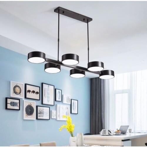 LED chandelier Nordic modern restaurant DIY cafe chandelier corridor light bar chandelier factory direct Pendant Lamps