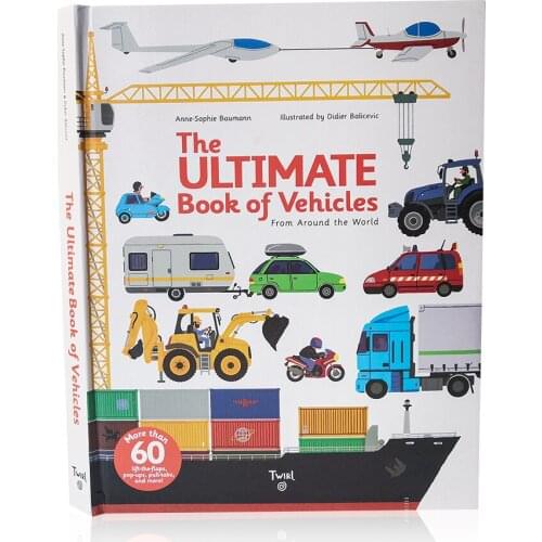 The Ultimate Book of Vehicles In English Learning Educational Toys for Children Activity Books for Kids Ages 4-8